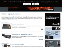 Tablet Screenshot of proaudio.de